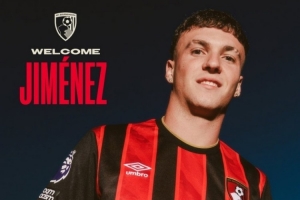 罗马诺：伯恩茅斯将买断A·希门尼斯，费用1950万欧+530万欧浮动