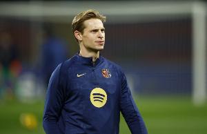 阿斯：德容缺席马洛卡因腹股沟不适，但出战马竞应该没有问题