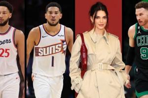 卡戴珊元素拉满！金卡戴珊和老汉观战 肯豆拍广告&前男友上中场秀