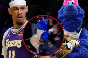 摊上事儿了！TMZ：奇才吉祥物聘请律师 将对海斯提起诉讼